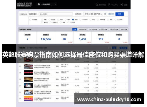 英超联赛购票指南如何选择最佳座位和购买渠道详解